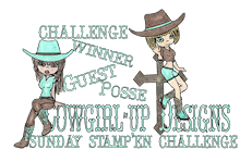 Cowgirl's Sunday Stamp'en