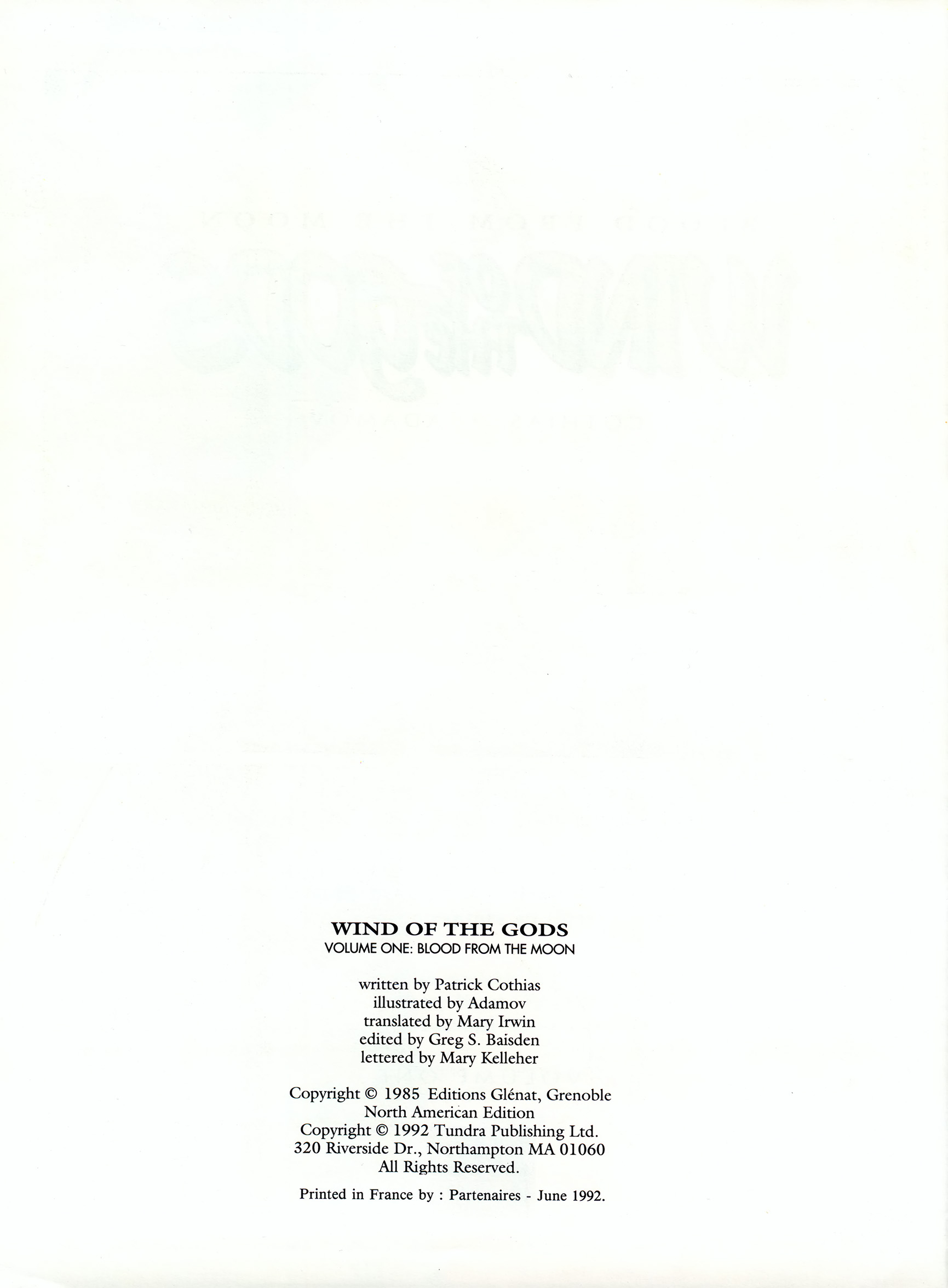Read online Wind of the Gods comic -  Issue # Full - 4