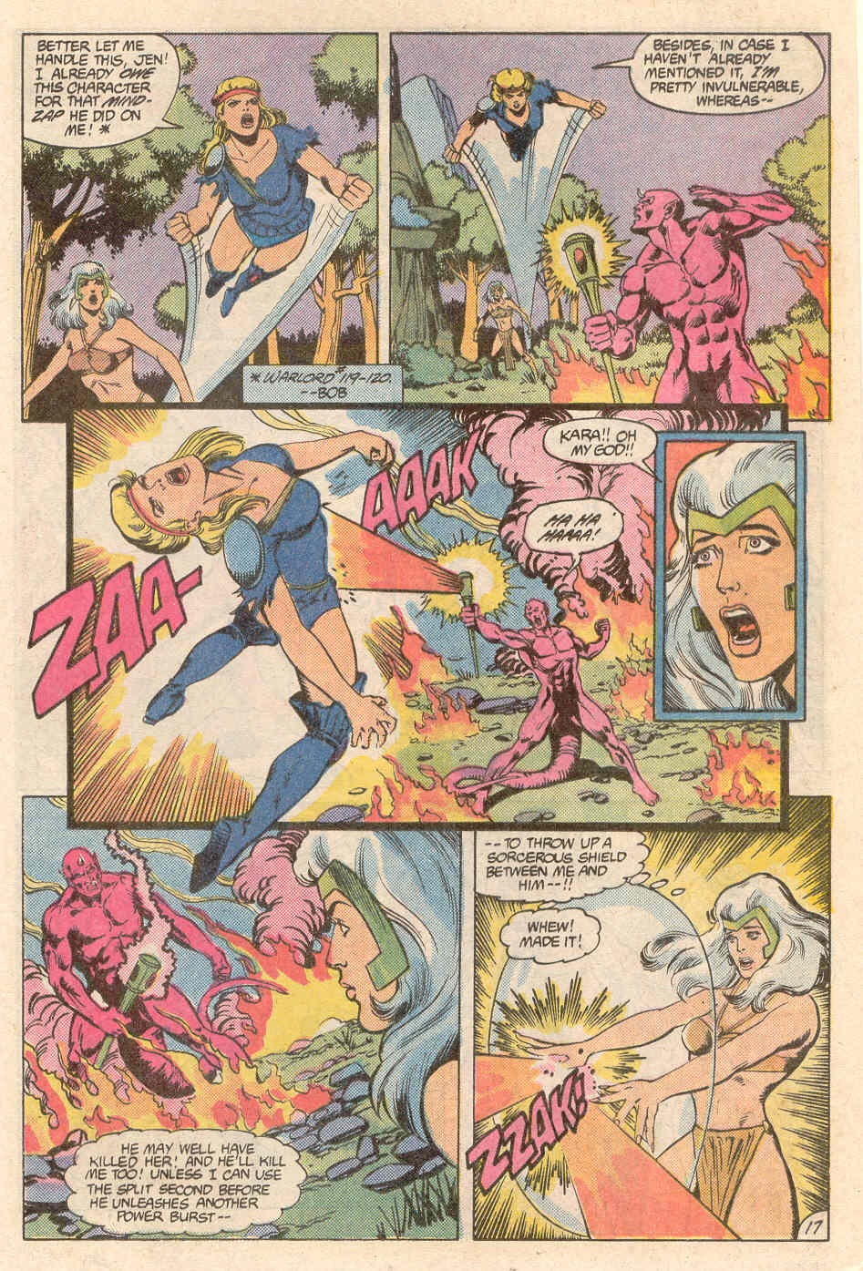 Read online Warlord (1976) comic -  Issue #121 - 17