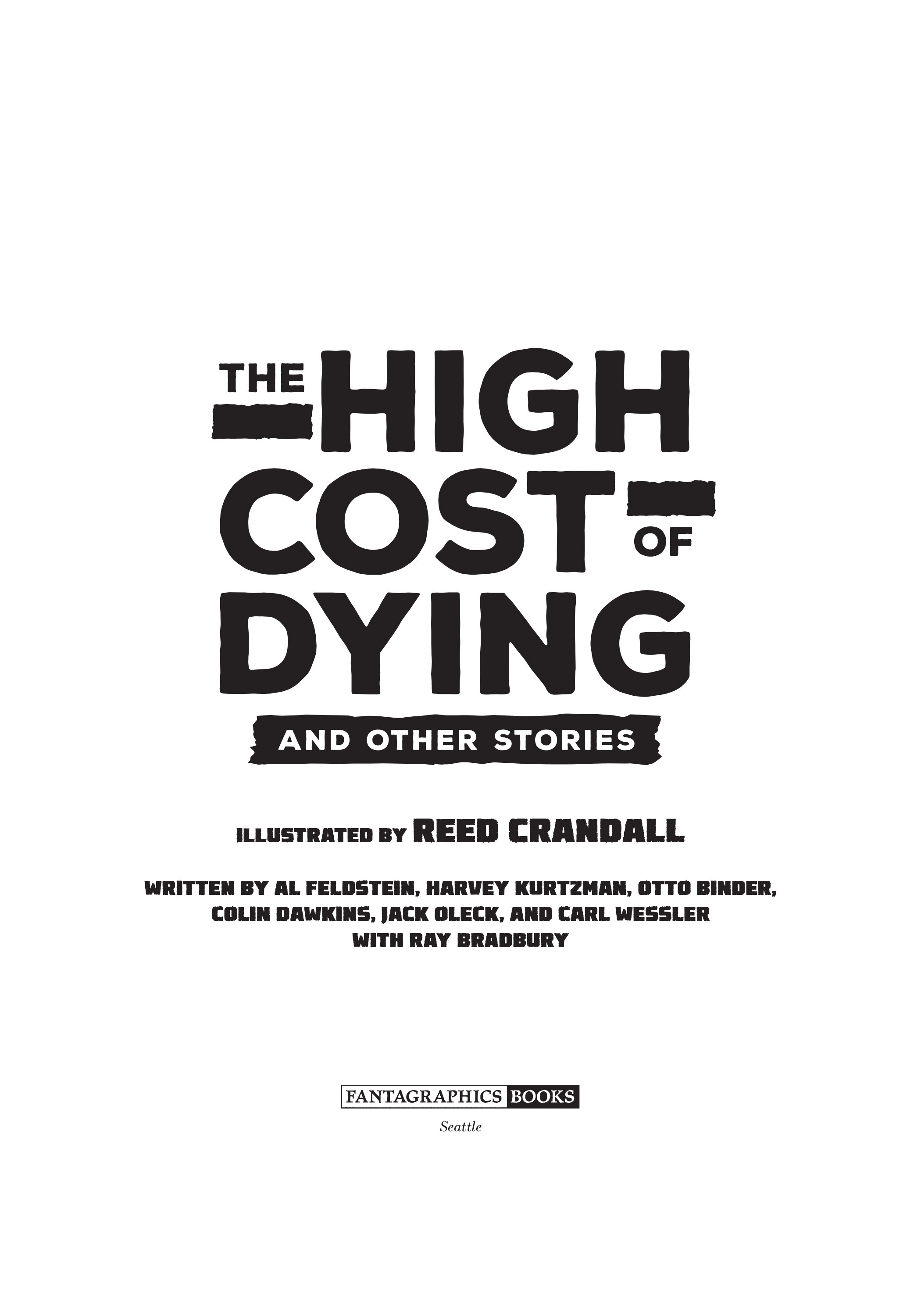 Read online The High Cost of Dying and Other Stories comic -  Issue # TPB - 4