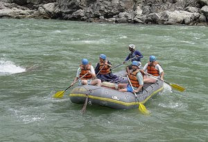 white water rafting
