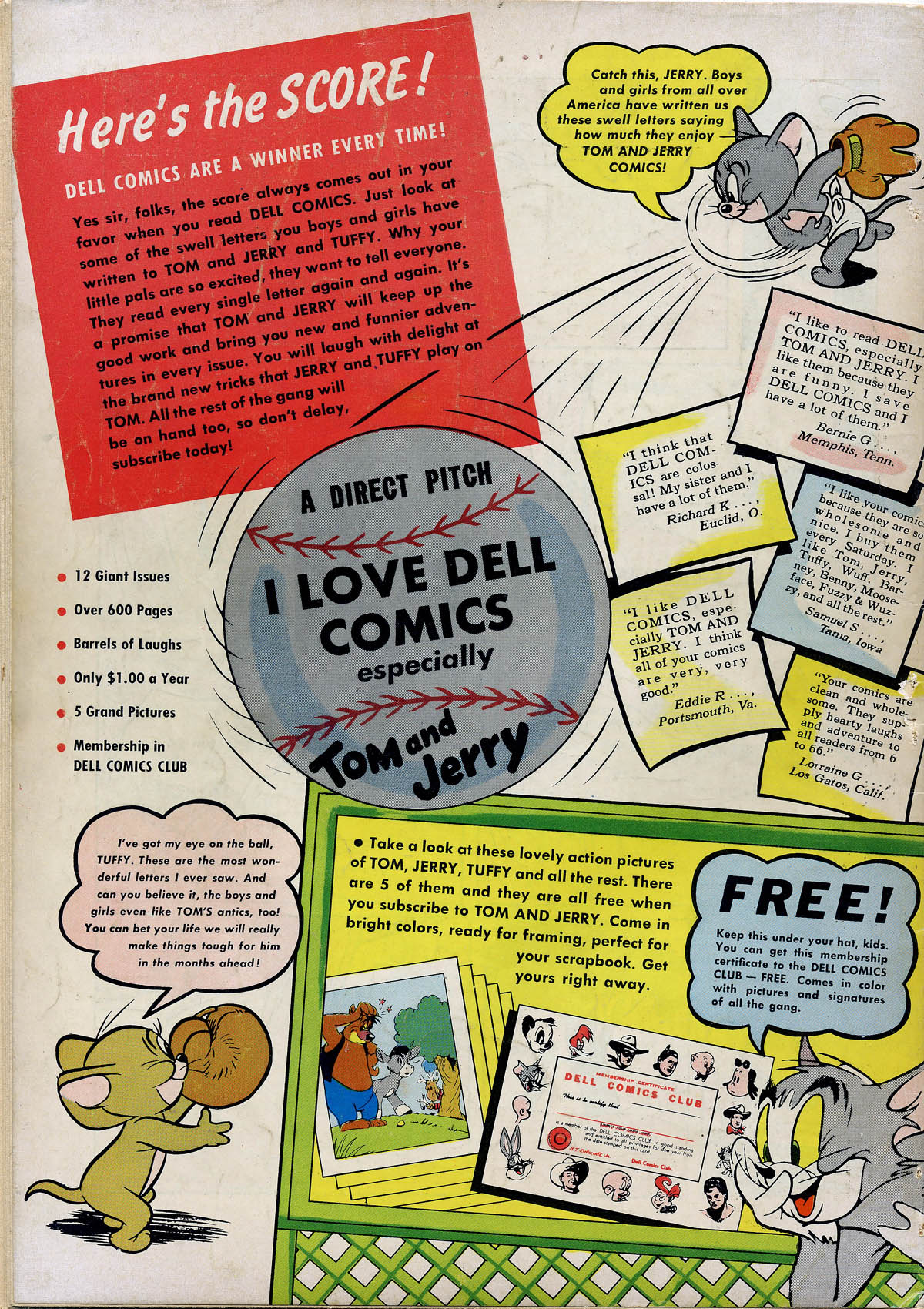 Read online Tom & Jerry Comics comic -  Issue #87 - 52