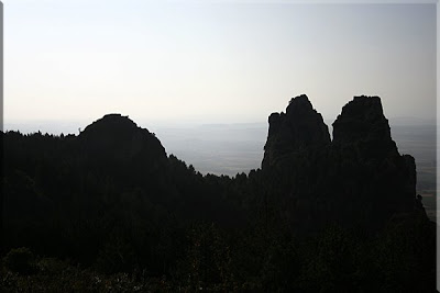 Bella vista durante el descenso del Avellano
