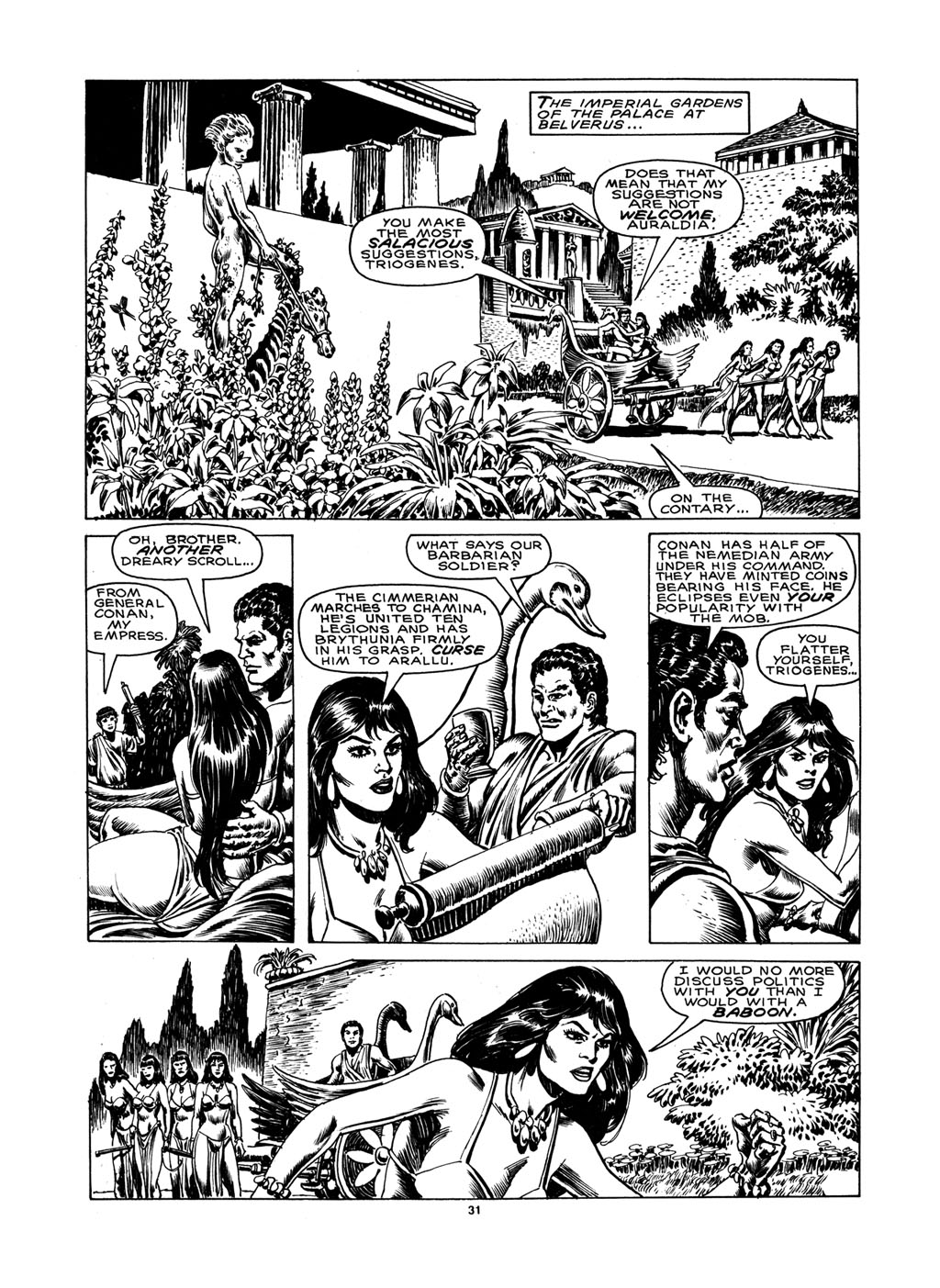 Read online The Savage Sword Of Conan comic -  Issue #148 - 30