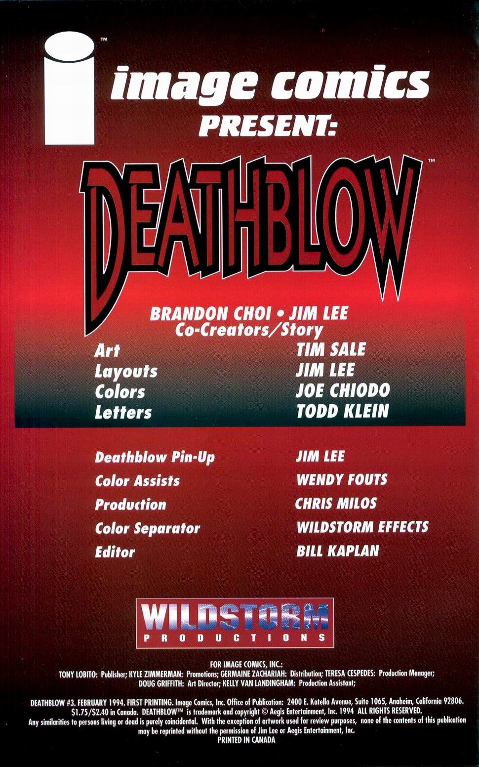 Read online Deathblow comic -  Issue #3 - 2