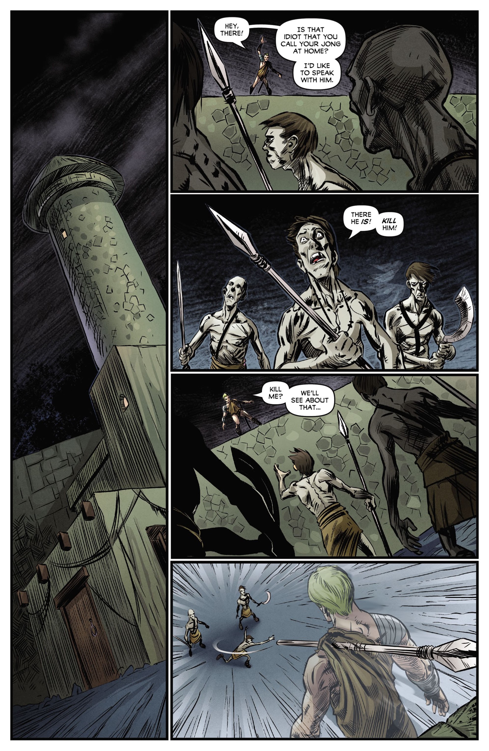 Read online ERB Carson of Venus: Realm of the Dead comic -  Issue #3 - 3