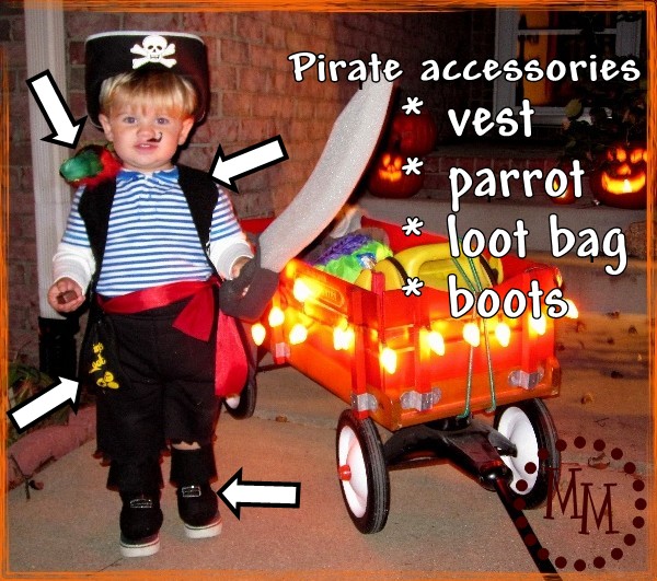 DIY Toddler Pirate Costume