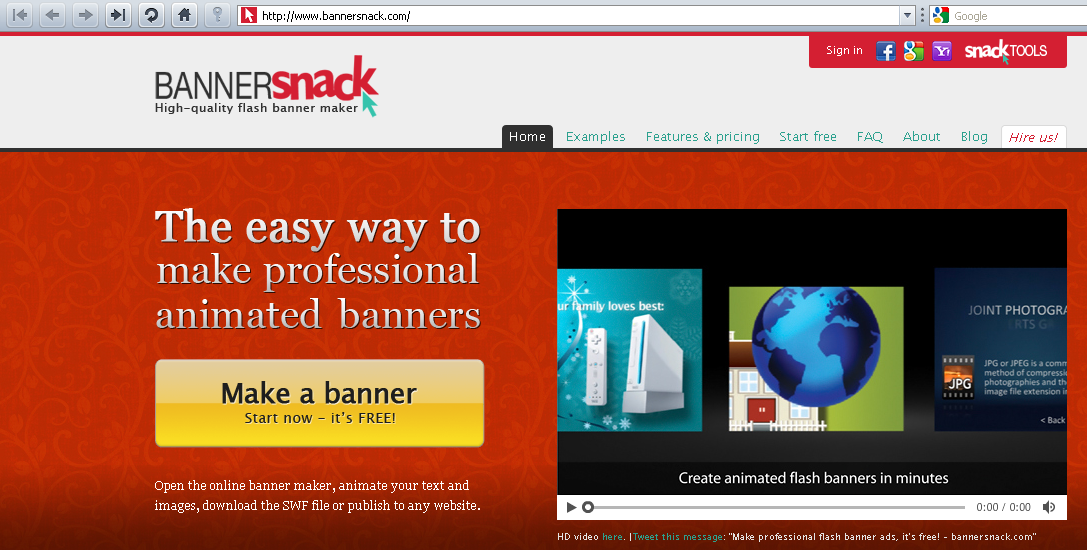 जिजीविषा BannerSnack site For Creating Professional Animated