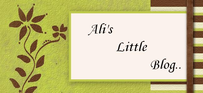 Ali's Little Blog..