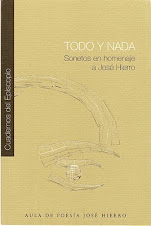 TODO Y NADA (Sonetos en homenaje a José Hierro)