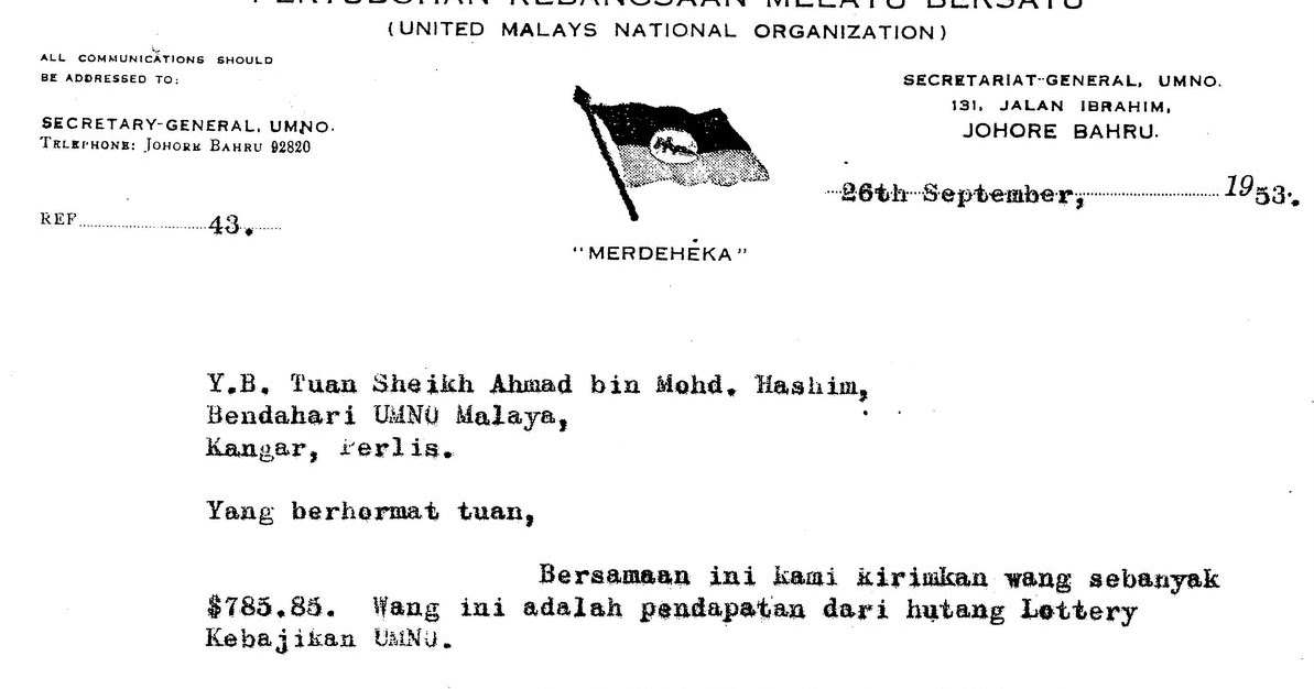 Surat Kiriman Tidak Rasmi Kepada Perdana Menteri Malaysia ...