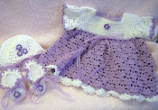 Crochet Baby Dress Sets