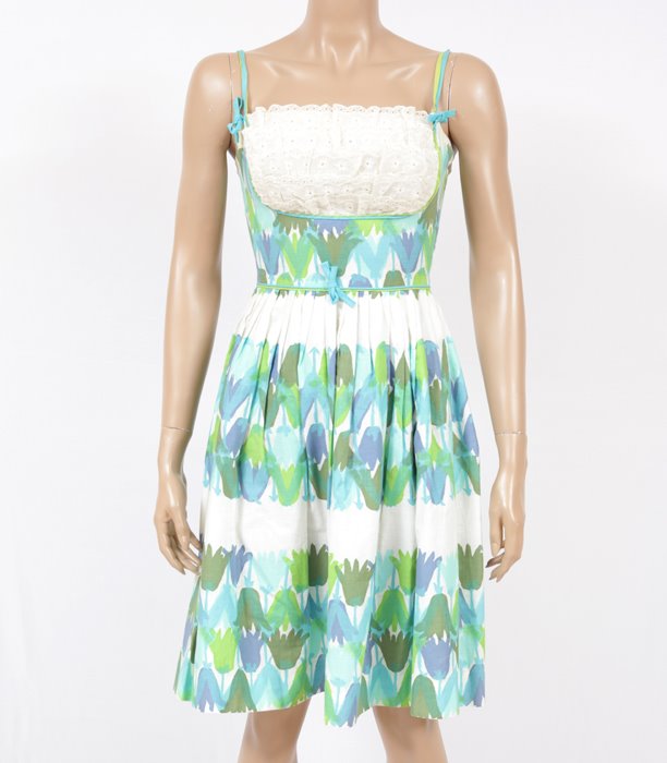 [Vintage+turquoise+and+green+tulip+dress+with+lace+-+www.ShopCurious.com.jpg]