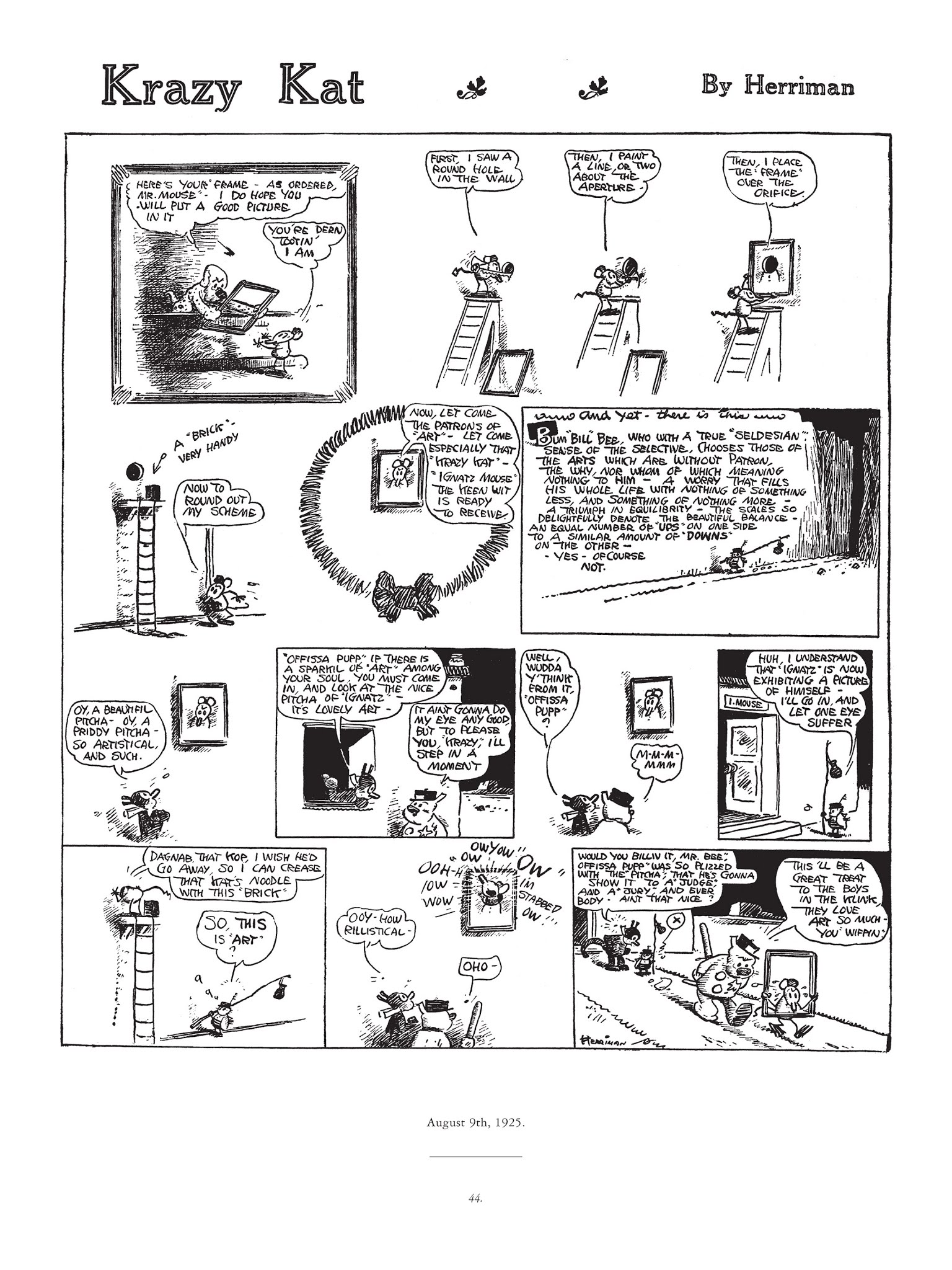Read online Krazy & Ignatz comic -  Issue # TPB 4 - 45