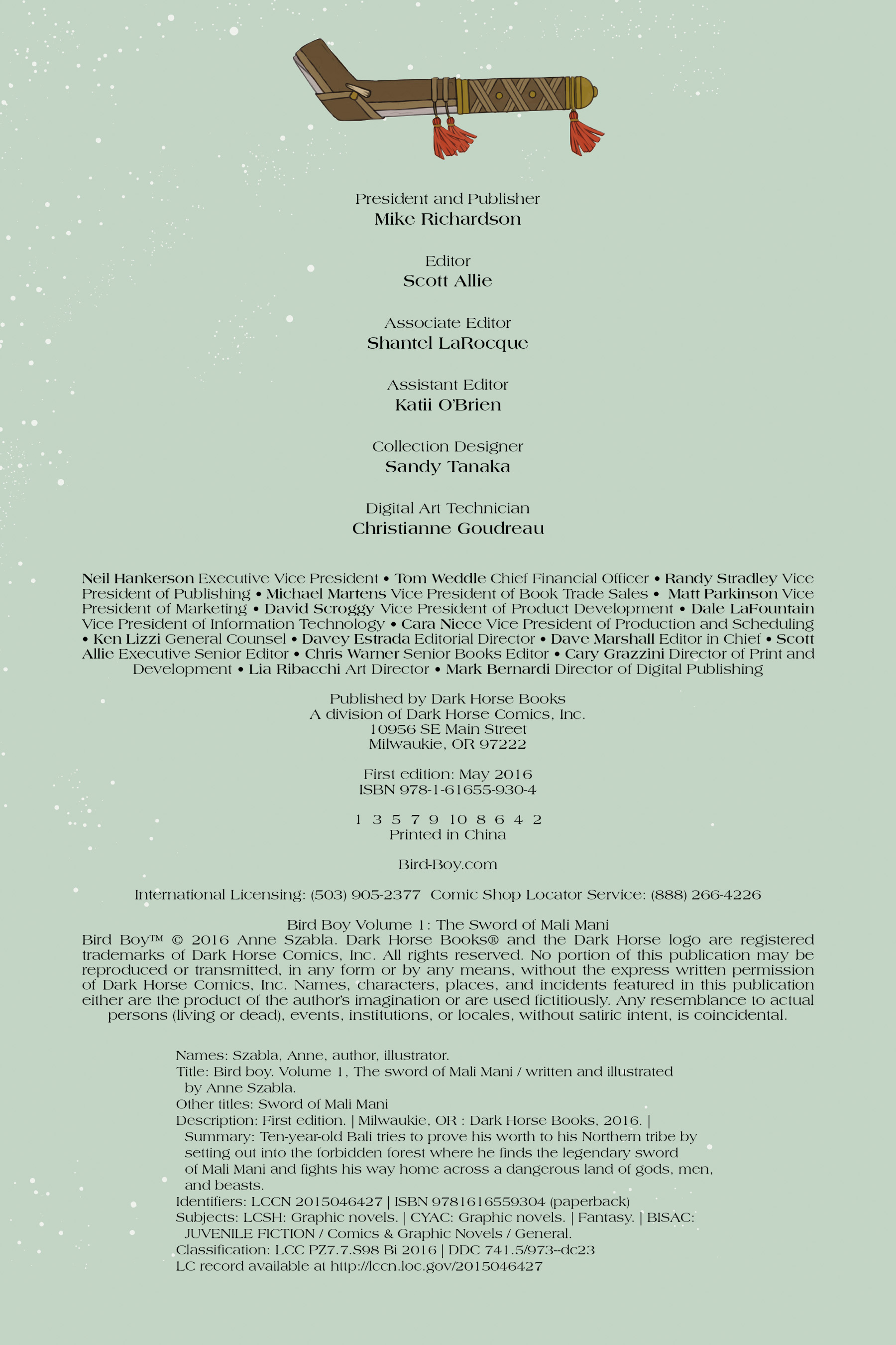 Read online Bird Boy comic -  Issue # TPB 1 - 4