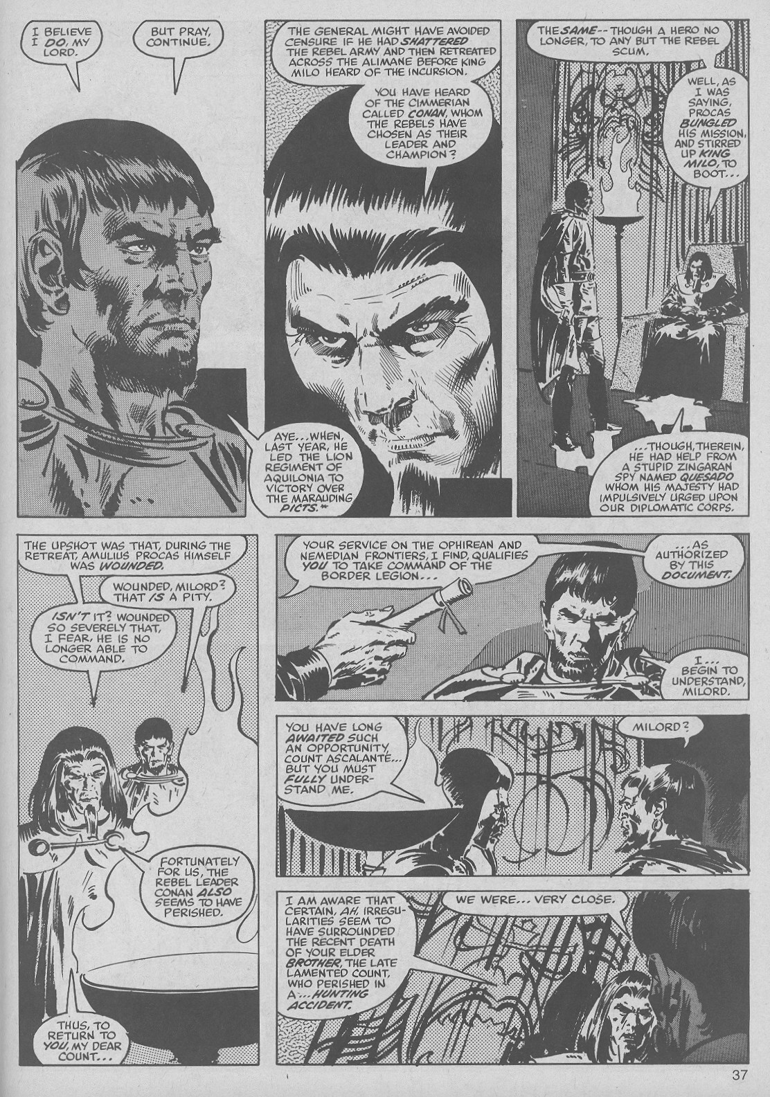 Read online The Savage Sword Of Conan comic -  Issue #50 - 37