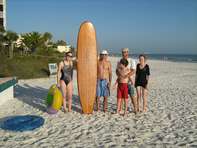 Surfing and beaching it with friends in Ft Myers Beach.