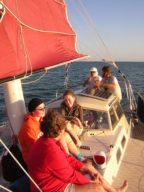 We took Brad, Lajean & Kira sailing.