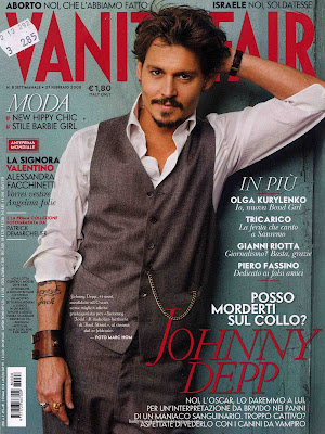 johnny depp vanity fair photo shoot. Johnny Depp Italian Vanity