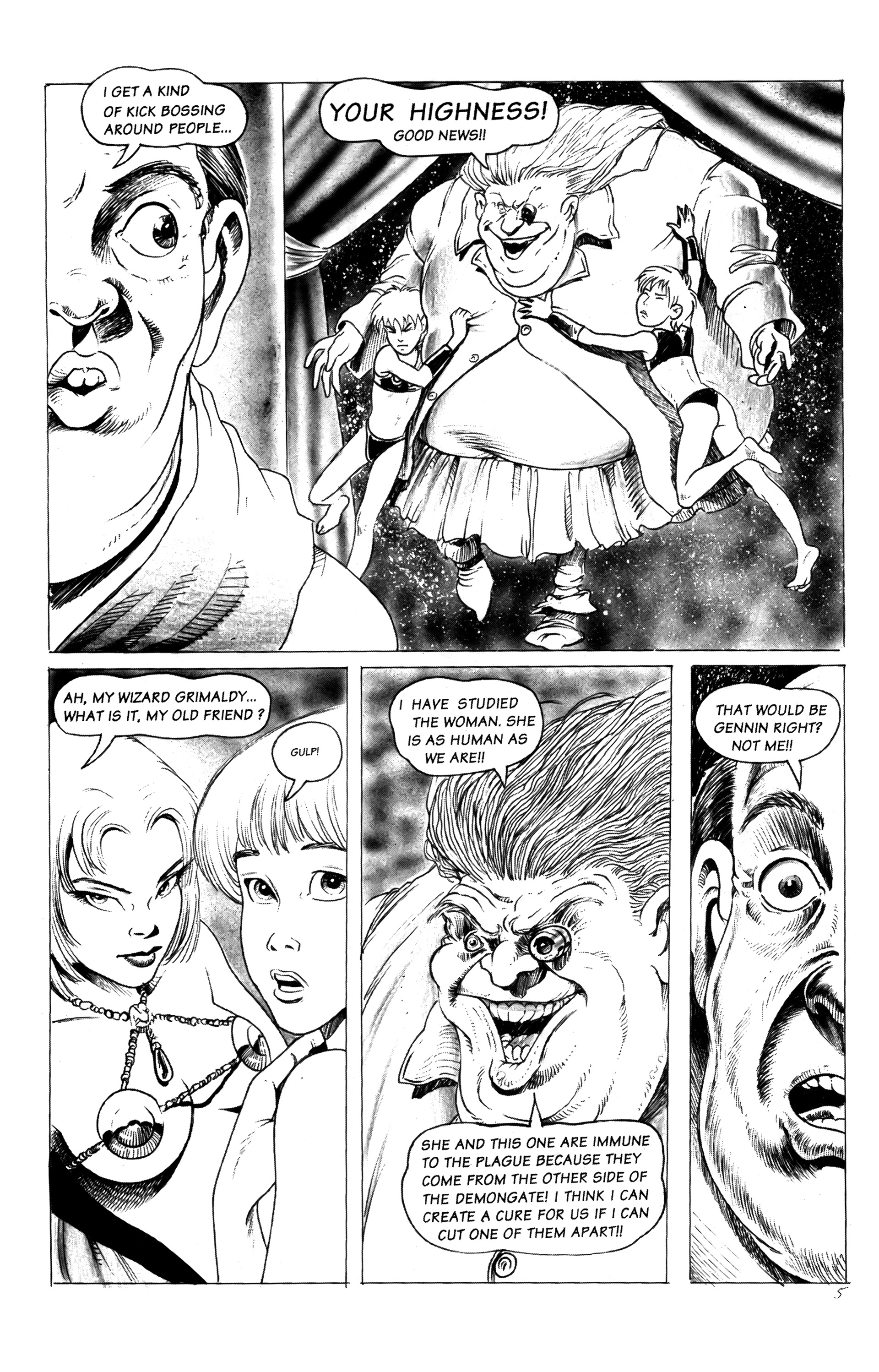 Read online Demongate comic -  Issue #3 - 7
