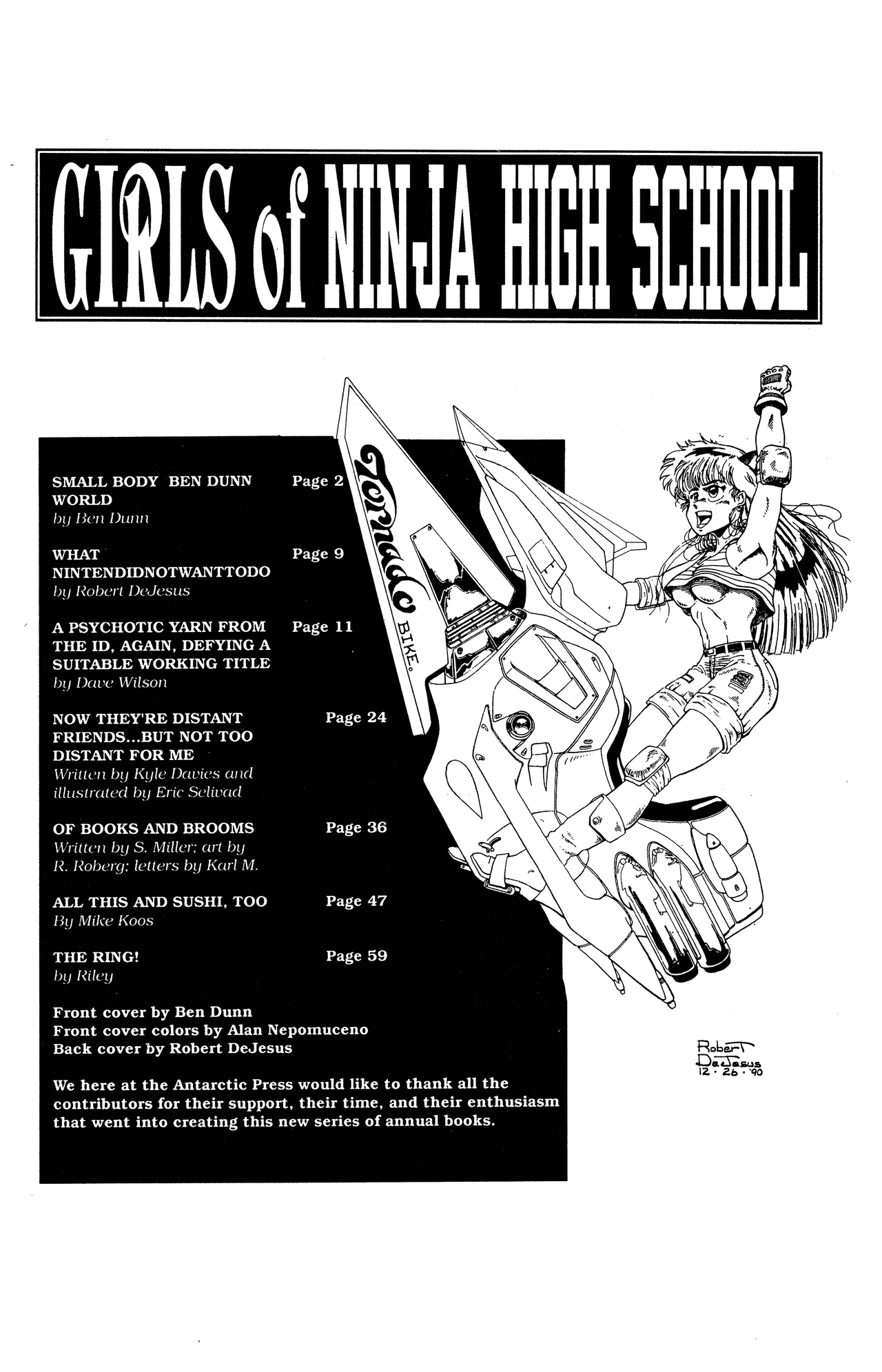 Read online Girls of Ninja High School comic -  Issue #1 - 2