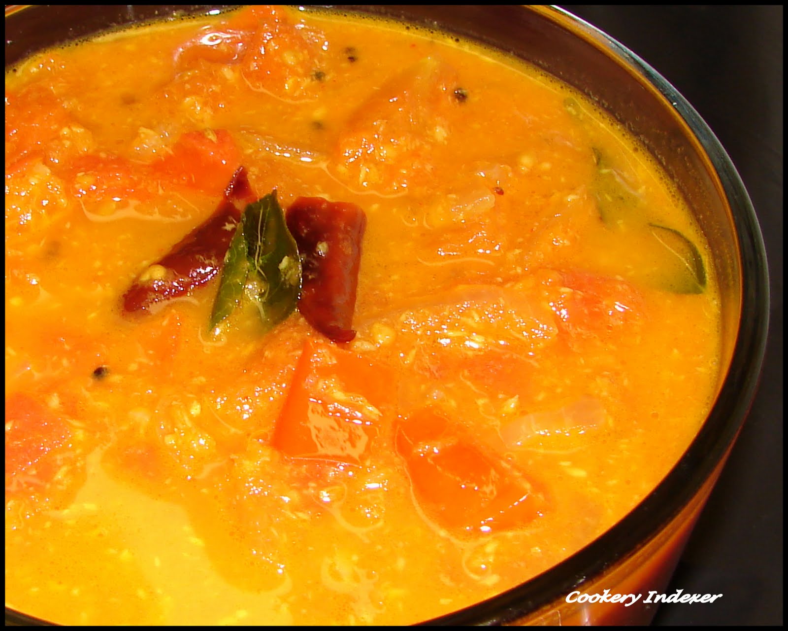 ! Regional Indian Cuisine Blogroll ! Tomato Curry in Coconut Gravy