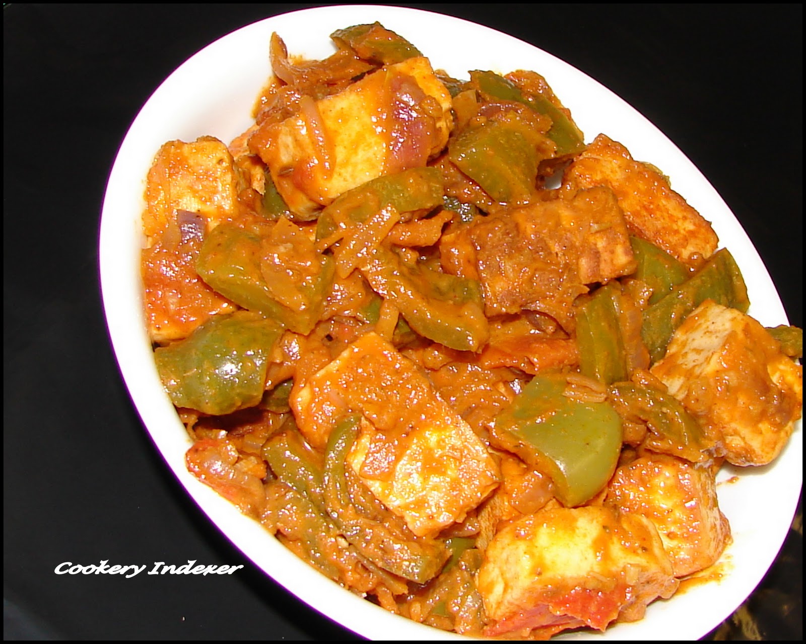! Regional Indian Cuisine Blogroll !: Kadai Paneer (Paneer n Bell