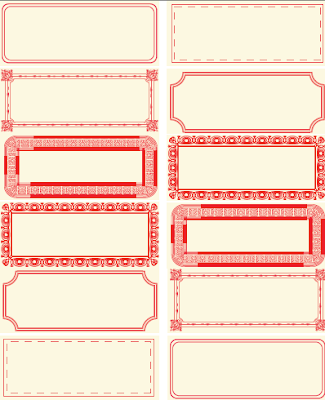 Ribbonwood Cottage: Decoupage Red and White Canisters, Free Printable Labels