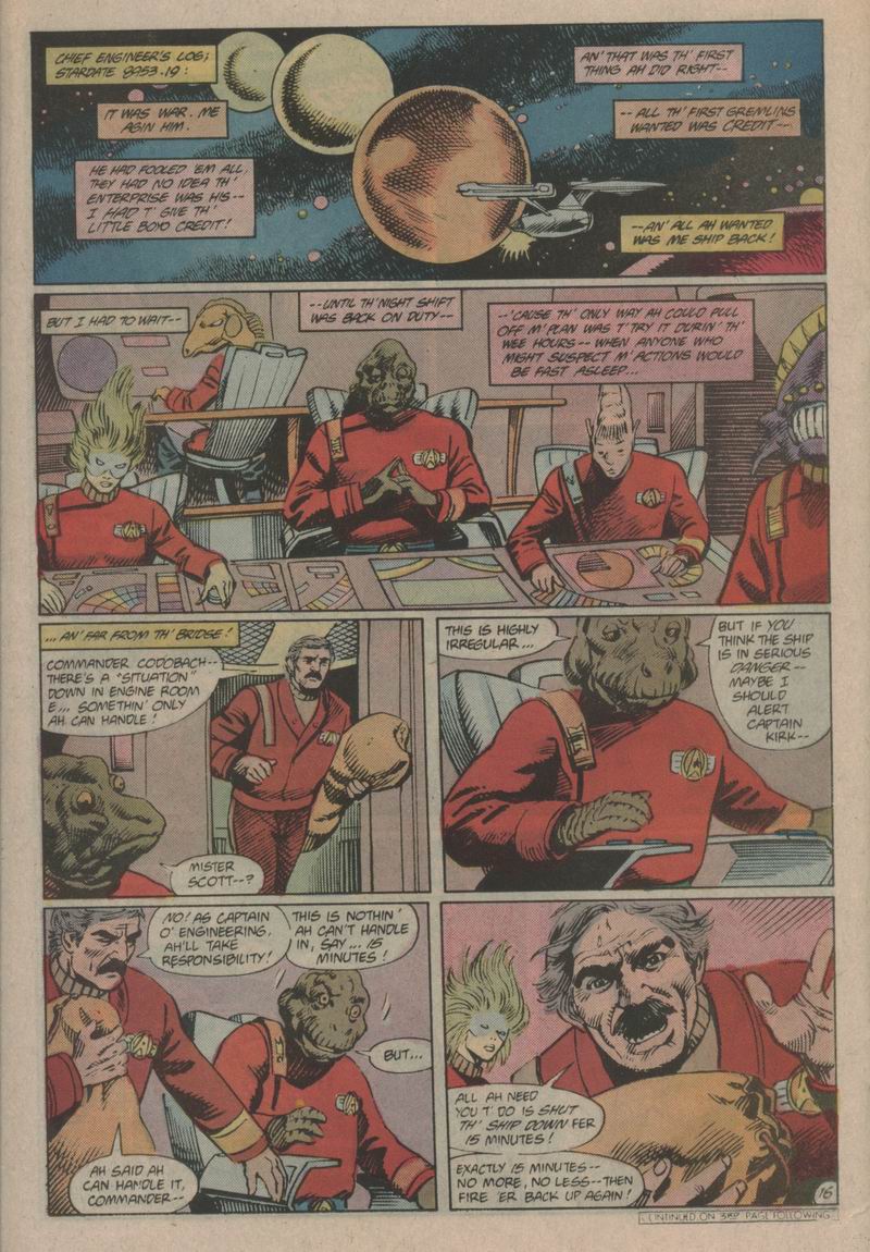 Read online Star Trek (1984) comic -  Issue #42 - 17