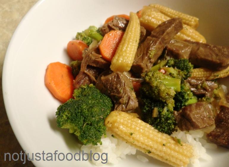 Beef, Broccoli and Baby Corn Not Just A Food Blog