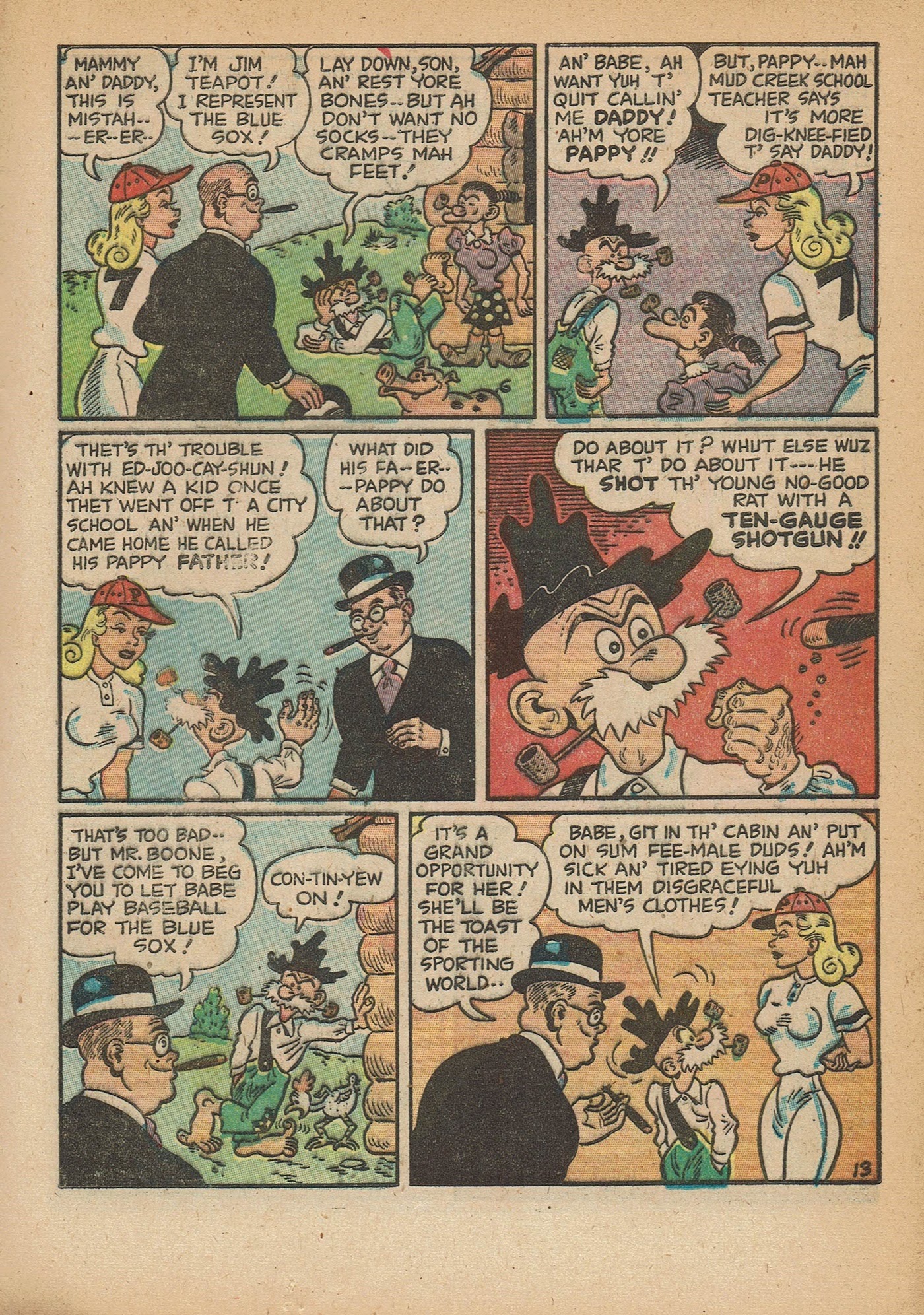 Read online Babe (1948) comic -  Issue #1 - 15