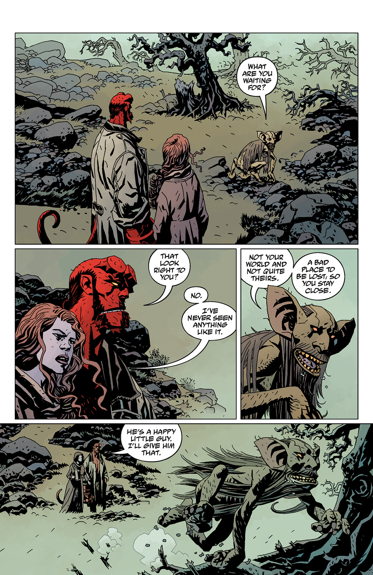 Read online Hellboy: The Wild Hunt comic -  Issue #4 - 7