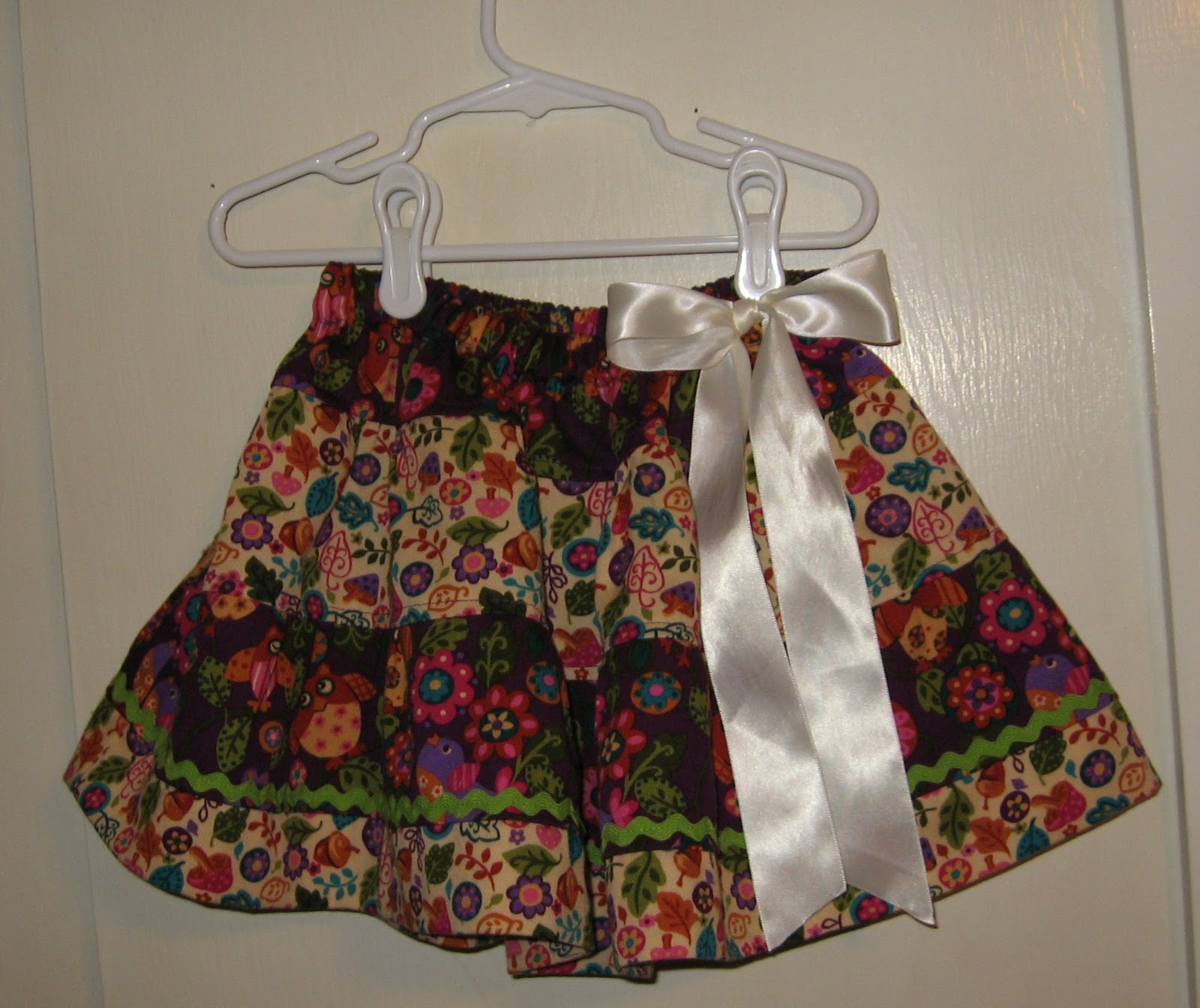 Pattern Shmattern: Tiered Skirt