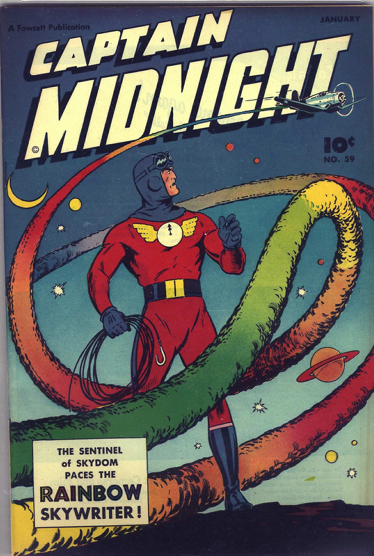 Read online Captain Midnight (1942) comic -  Issue #59 - 1