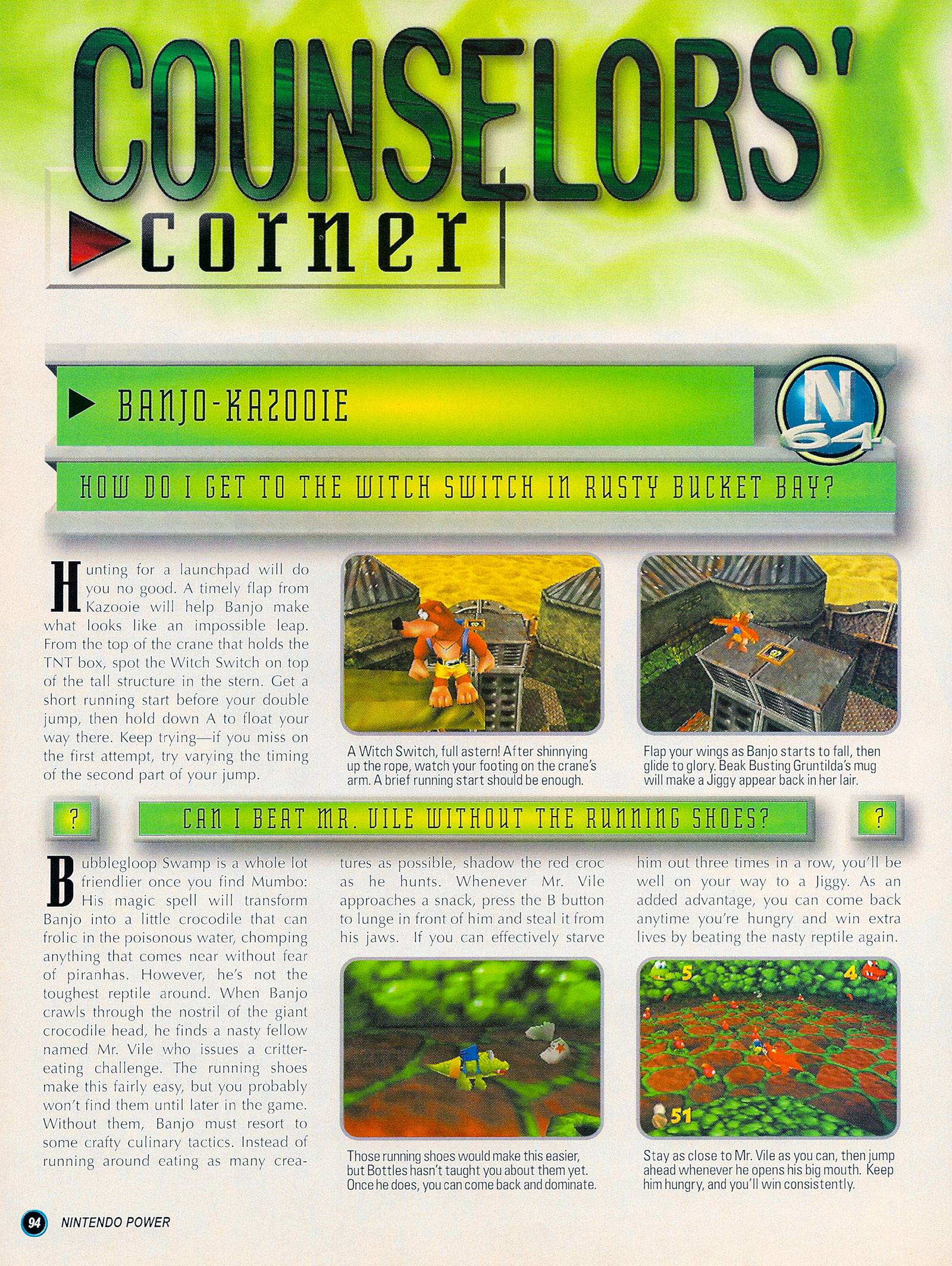 Read online Nintendo Power comic -  Issue #119 - 101