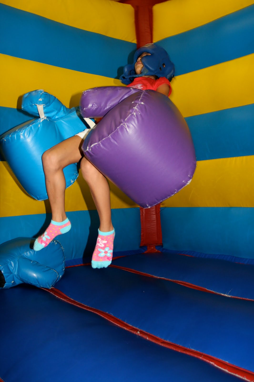 The Thompson Family Boxing at "Pump It Up", Part 2