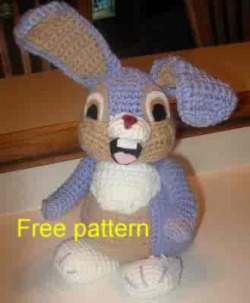 Crochet Pattern: Big Bunny Foo Foo Crochet Amigurumi Rabbit Pattern