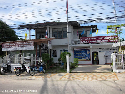 Camille's Samui Info blog: Samui immigration office, the 3 monthly visit