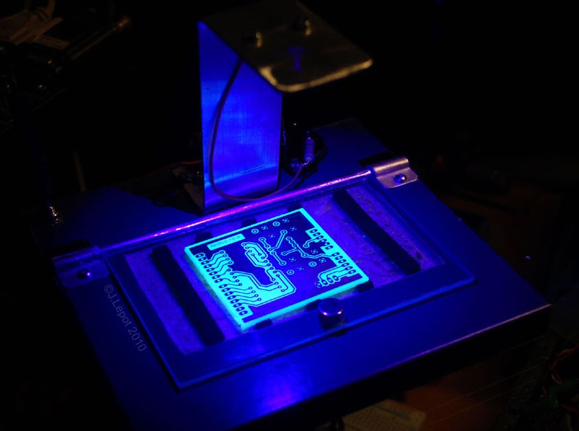 monspace: Single LED UV PCB exposure box