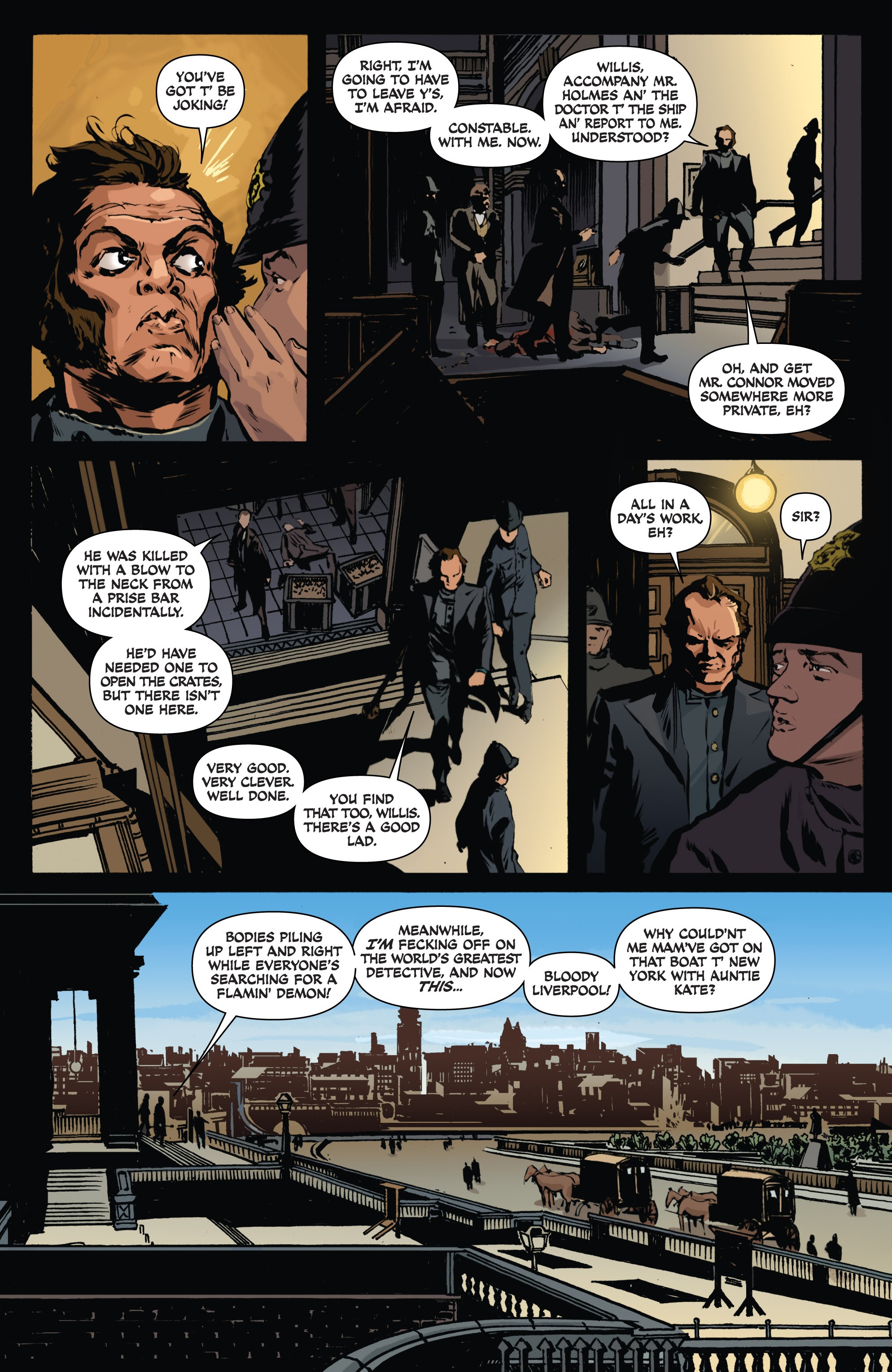 Read online Sherlock Holmes: The Liverpool Demon comic -  Issue #3 - 9