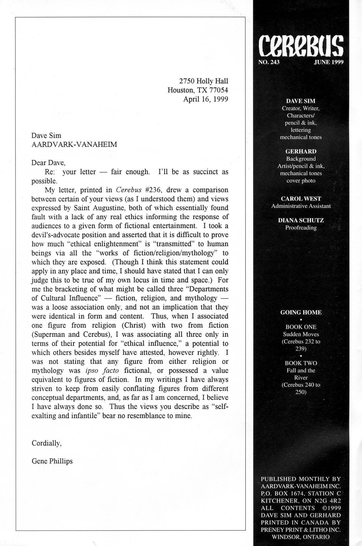 Read online Cerebus comic -  Issue #243 - 3