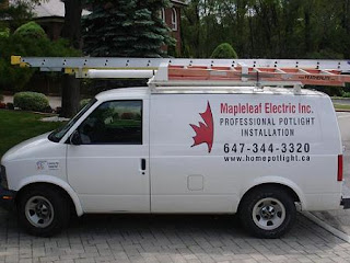 Professional potlight installation