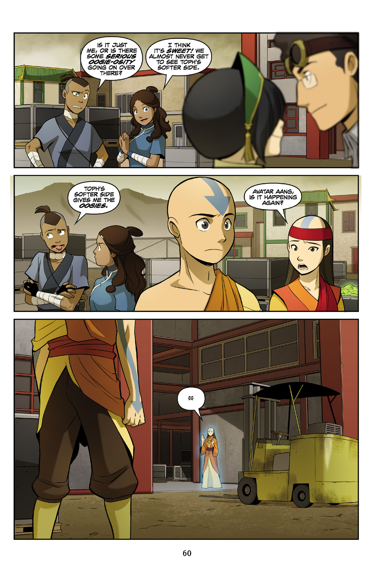 Read online Nickelodeon Avatar: The Last Airbender - The Rift comic -  Issue # Part 1 - 60