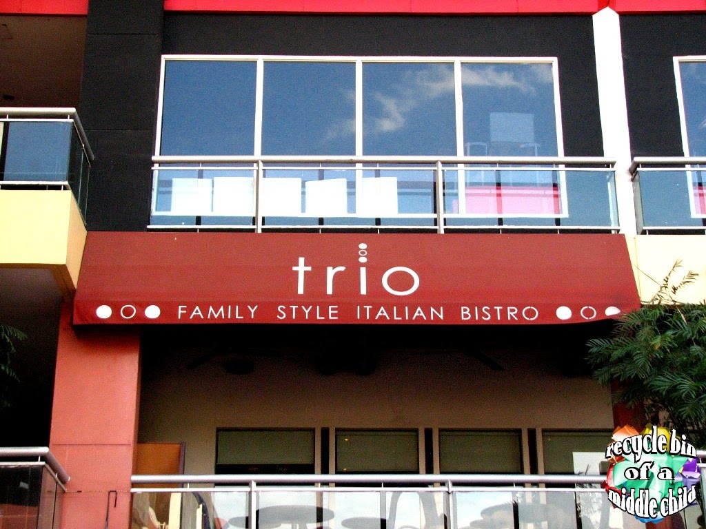 BGC Food Tour Trio Restaurant Recycle Bin of a Middle Child