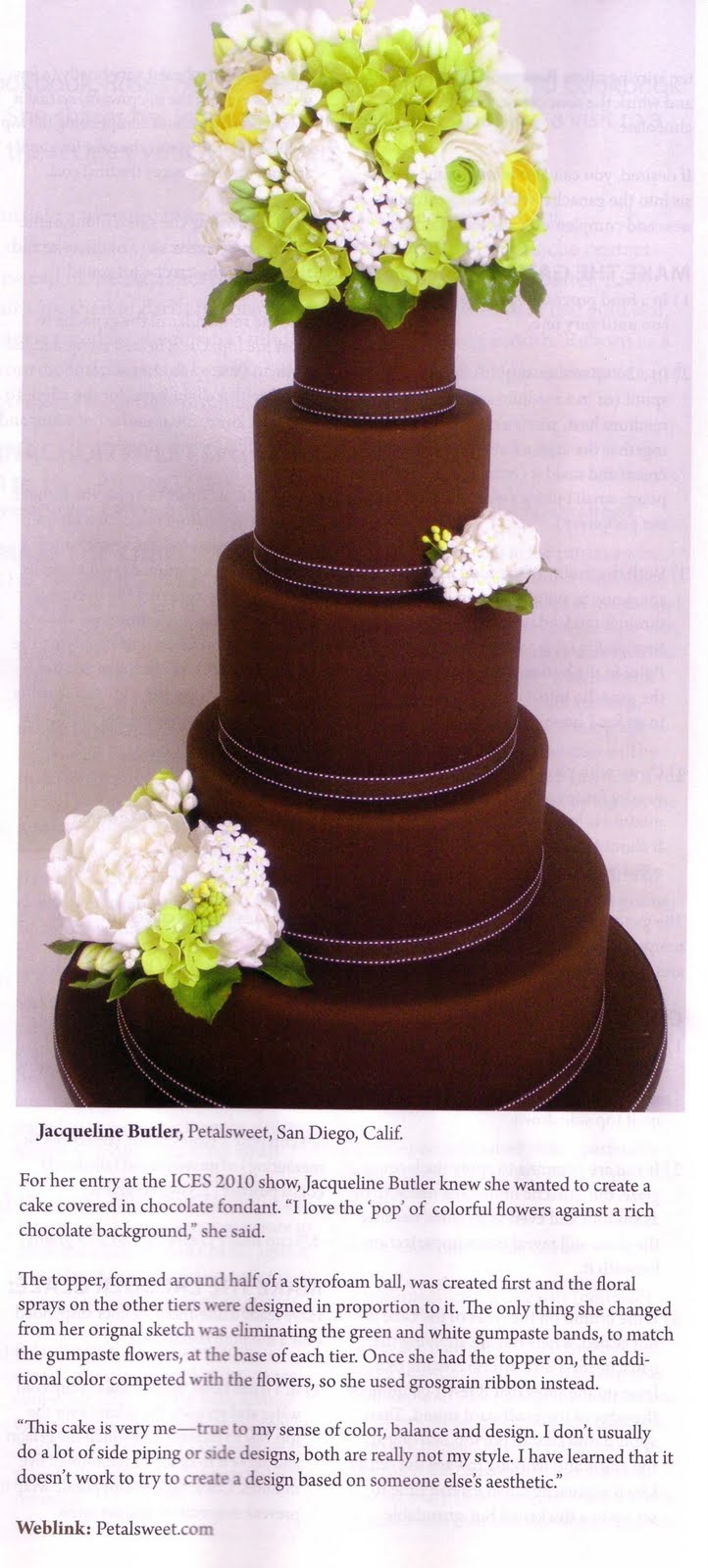 The Petalsweet Blog Petalsweet In American Cake Decorating Magazine