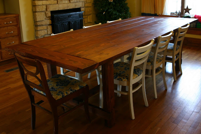 Large Dining Room Table Plans
