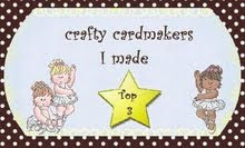Crafty Cardmakers Top 3