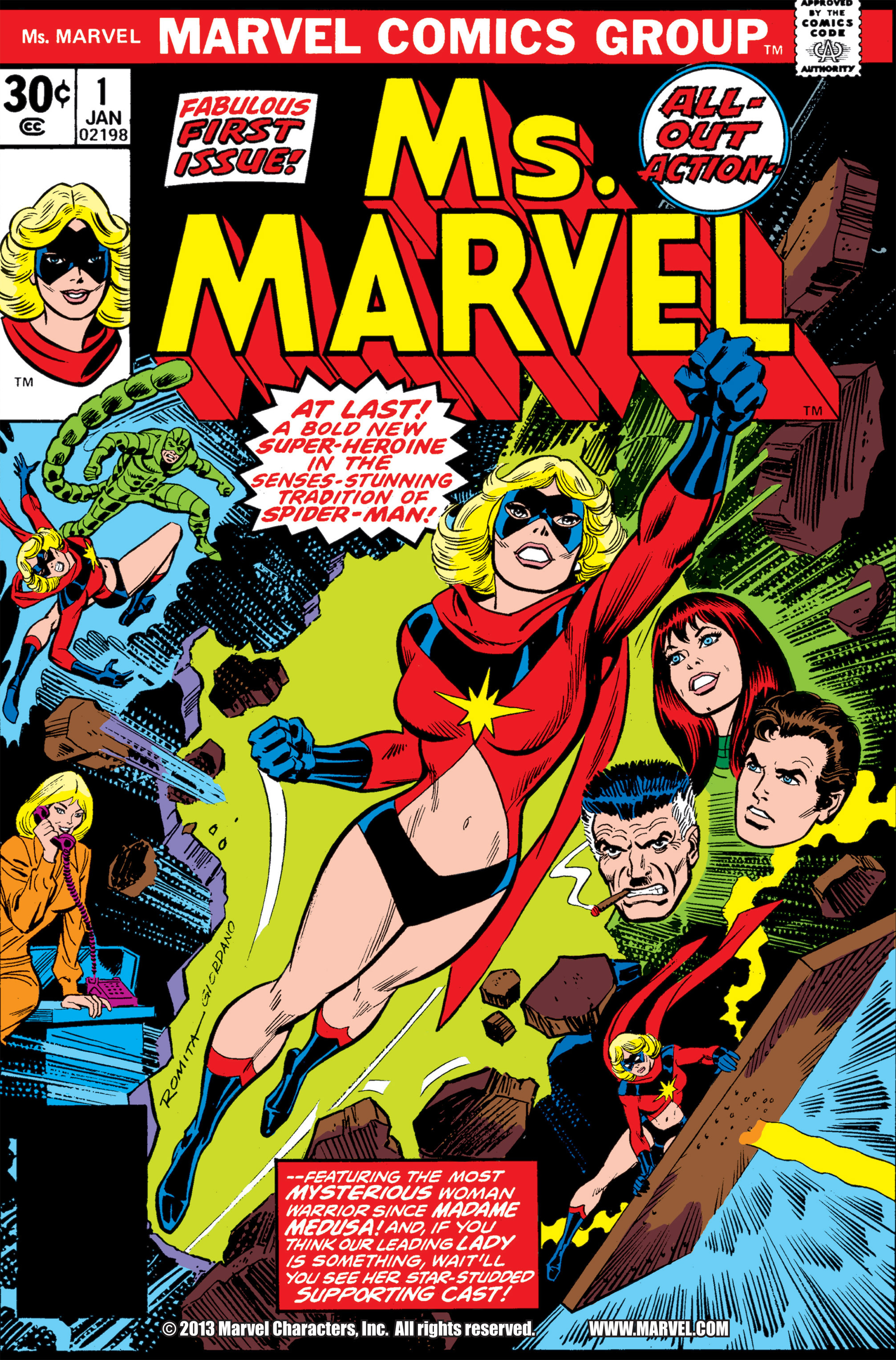 Read online Ms. Marvel (1977) comic -  Issue #1 - 1