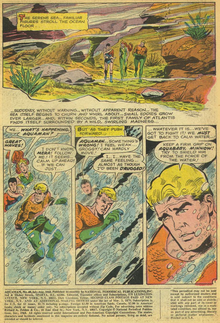 Read online Aquaman (1962) comic -  Issue #40 - 3