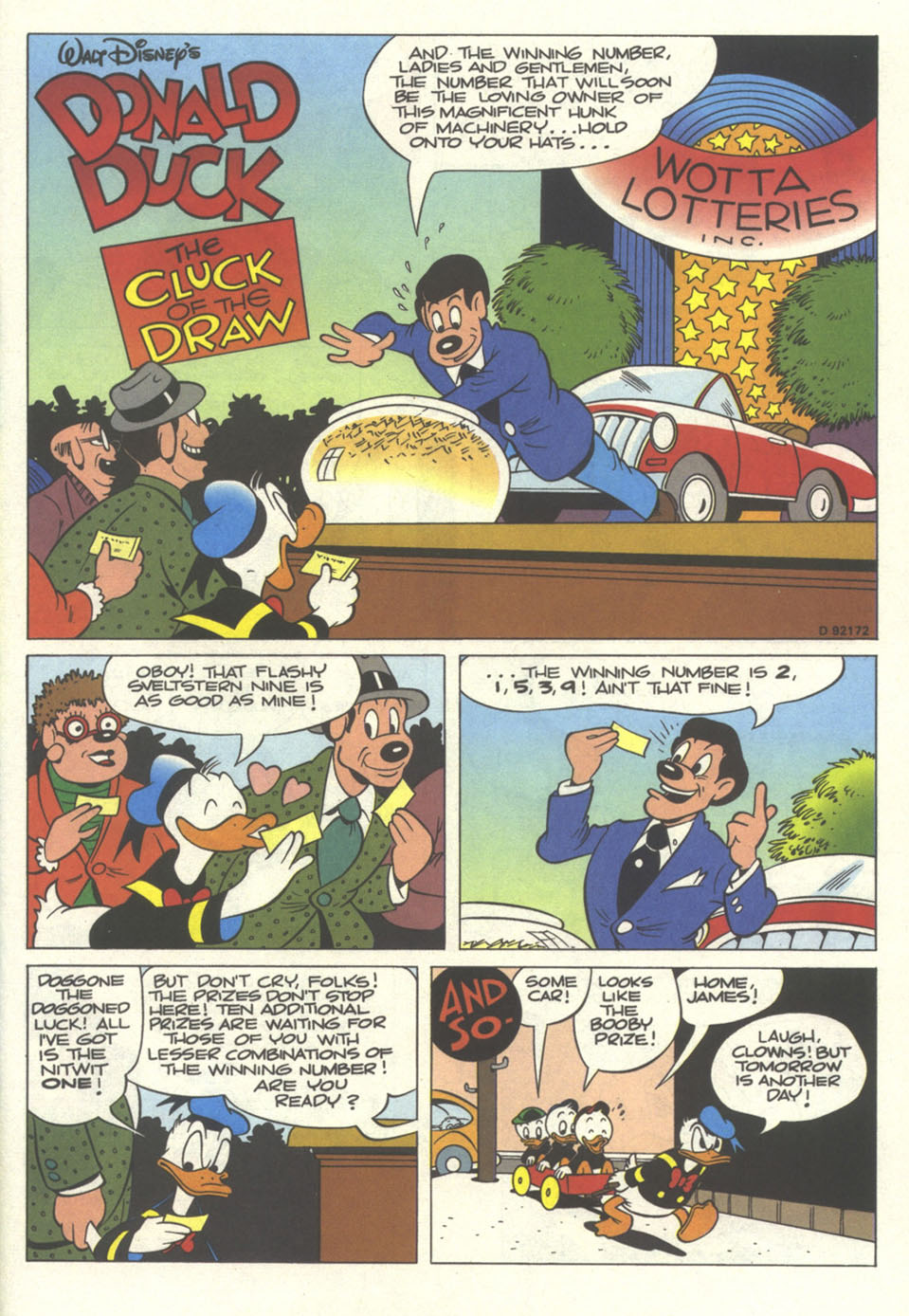 Read online Walt Disney's Comics and Stories comic -  Issue #592 - 2